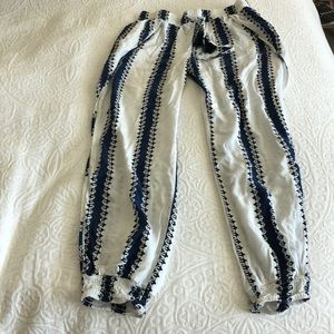 Summery open side pants